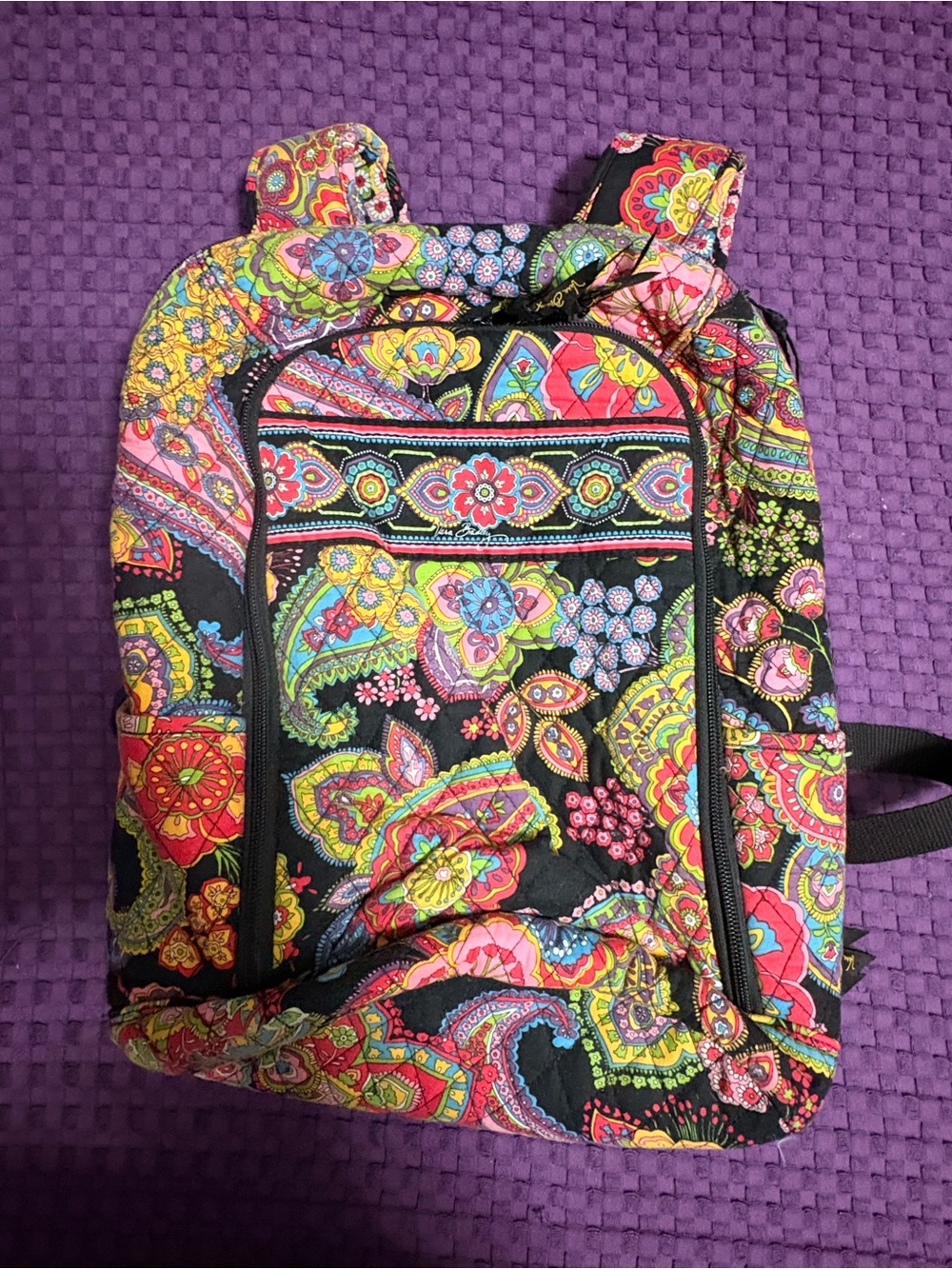 Vera Bradley Symphony in Hue Computer Backpack